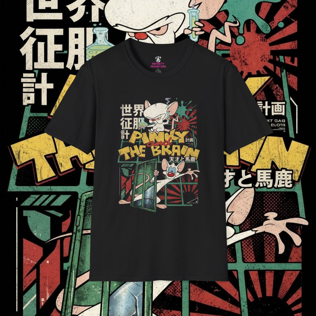#20 Pinky & The Brain Unisex Softstyle T-Shirt