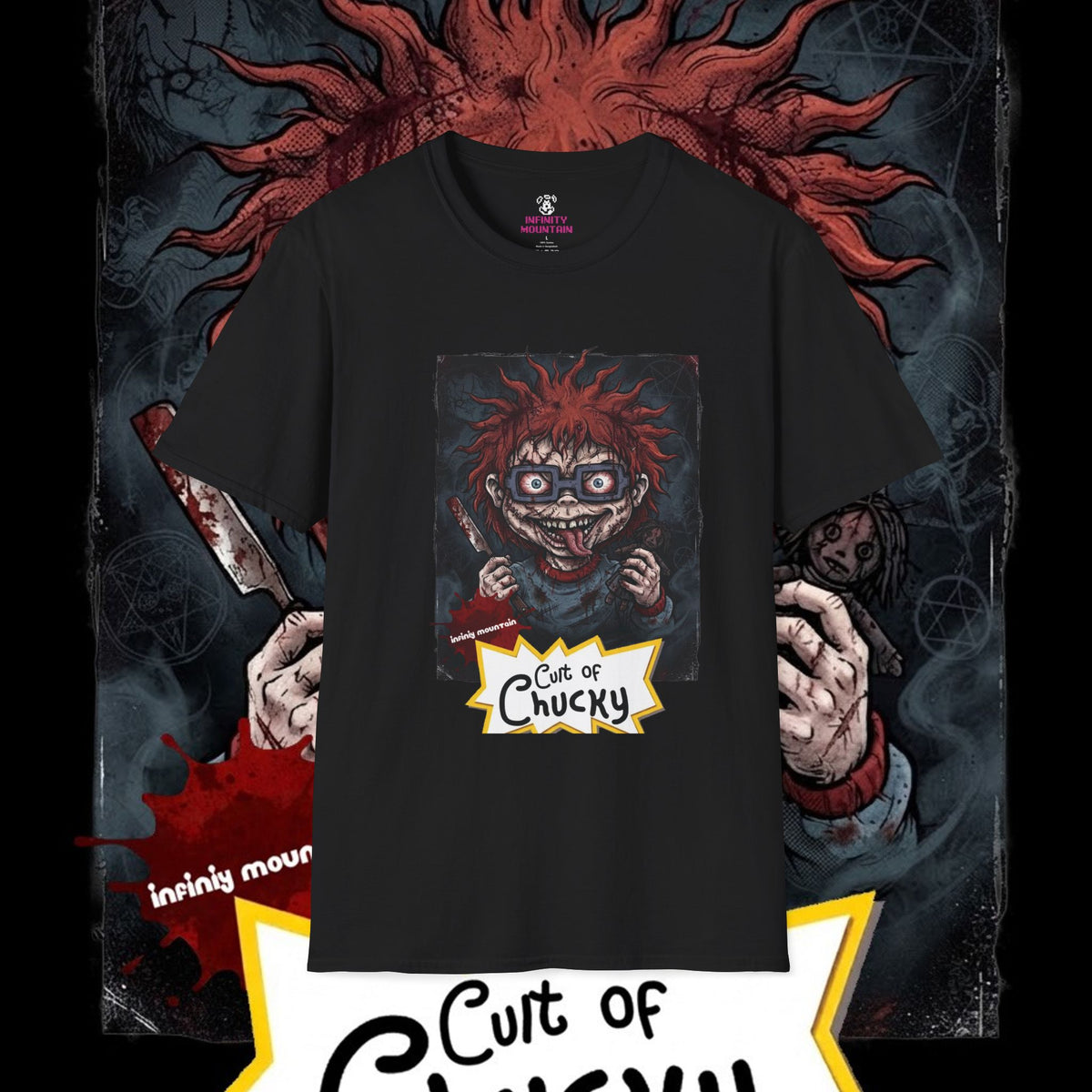 #21 Cult of Chucky Unisex Softstyle T-Shirt