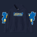 Infinity Mountain Digimon style Unisex Heavy Blend™ Hooded Sweatshirt