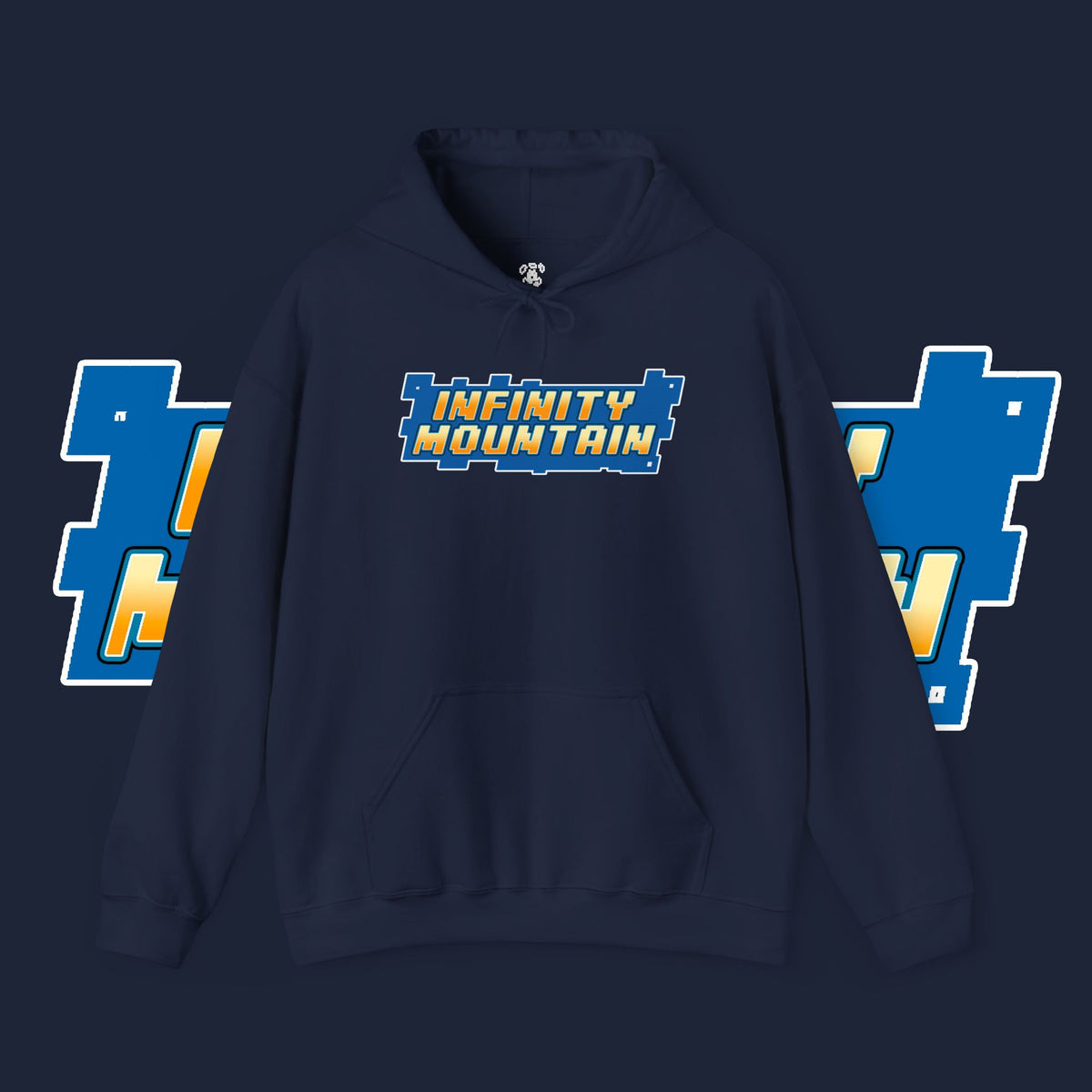 Infinity Mountain Digimon style Unisex Heavy Blend™ Hooded Sweatshirt
